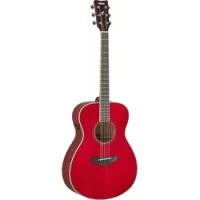 Yamaha FS-TA RR  трансакустическая гитара, цвет Ruby Red, корпус концертный