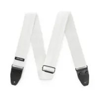 Dunlop dst7001wh deluxe seatbelt white  гитарный ремень