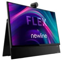 Интерактивный 4k-монитор newline flex всё-в-одном: 27 дюймов, ёмкостный, 4к-камера, 8 микрофонов, usb type-c, sdm-l