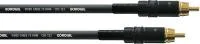 Cordial CPDS 3 CC цифровой кабель RCA/RCA, 3,0 м, черный