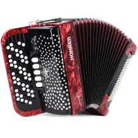 HOHNER Nova III 96 (A4273) red - кнопочный аккорд 7/8, гриф B