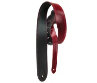 Perri's BM2DS-6557 - Ремень для гитары, двусторонний, Серия REVERISBLE, Материал: итальянская кожа, Рисунок: отсутствует, Цвет: чёрный/вишнёвый, Ширин