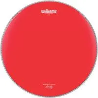 WILLIAMS WCR2-10MIL-18BD - двуслойный пластик, 18", с напылением, красный, для бас-барабана