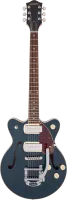 GRETSCH G2655T-P90 Streamliner Jr. Double-Cut P90 with Bigsby Two-Tone Mint Metallic with Vintage Mahogany Stain полуакустическ