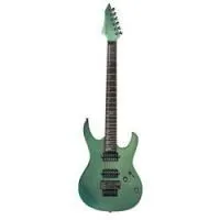 Mooer mmt100 fr aurora green  электрогитара с чехлом, форма суперстрат, нн, floydrose, цвет зеленый