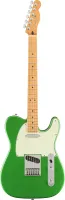 FENDER Player Plus TELE MN CMJ электрогитара, цвет - зеленый, чехол в комплекте