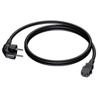 Procab CAB490/1.5- Кабель Евро С13 (розетка) – SCHUKO (вилка), 3х1,5 кв.мм