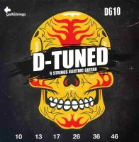 (010-046) GALLI STRINGS D610 - струны для электрогитары, серия d-tuned