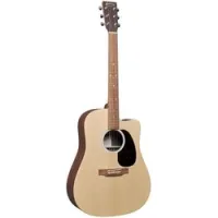 Martin DC-X2E-01  электроакустическая гитара с чехлом, Dreadnought, Fishman, цвет натуральный