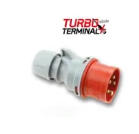 PCE Вилка кабельная 32А/400V/3P+E/IP44, безвинтовое подключение 024-6tt