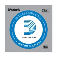 D'ADDARIO PL011 СТРУНА для Гитары Акустик/Электрик Brass-Plated Steel