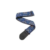 PLANET WAVES 50G03 - гитарный ремень без наплечника, 50мм, рисунок Bandana Blue