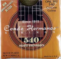 Classical guitar string set Conde Hermanos 540 - Light tension strings.