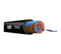 KLOTZ PW04X Студийный мультикор 4х2x0,22мм², внешний диаметр 9.5мм. черный, катушка 100 м