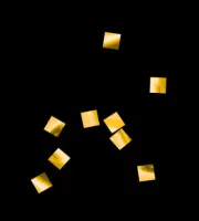 Конфетти металлизированное 6х6мм золото