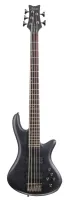 SCHECTER STILETTO STUDIO-5 STBLS - 5-струнная бас-гитара, 24 лада.Корпус: махагон/клен.Гриф: клен/орех.Накладка грифа: палисандр.вукосниматели: EMG 40HZ. Регулировки: мастер громкость, бленд, 3х полосный активный эквалайзер EMG. Цвет: черный сатин