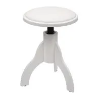 Стул для пианино Palette белый, полированный