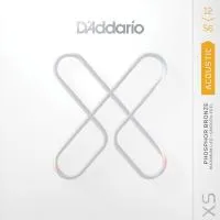 Комплект струн для акустической гитары d'addario xsapb1256 - струны для акустической гитары с стальными верхами ny и басами с фосфор-бронзовой обмоткой по шестигранной основе и покрытием xs. слабое натяжение верхов и среднее басов, толщина .012-.056 дюйма