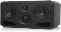 ADAM Audio S3H - Активный 3-х полосный аудио монитор среднего поля, S-ART ВЧ динамик, 4" Carbon СЧ динамик, 2х7" Hexacone НЧ динамика, диапазон частот 32-50000 Гц, максимальный SPL 126 дБ, ВЧ усилитель класса A/B 50 Вт, СЧ/НЧ усилители класса D 300/2х500