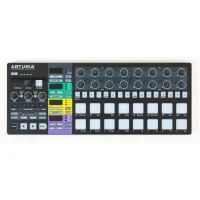 Arturia BeatStep Pro Black Edition - USB MIDI контроллер, 2 независимых монофонических 64-шаговых мелодических секвенсора, 16-трековый секвенсор ударных, 16 проектов, в каждом 16х2 sequences, 16 drum sequences, CV/GATE выходы, 8 Drum Gate выходов, Clock S