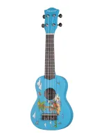 UK-300-21-YD Укулеле сопрано, с рисунком Сartoon, Mirra