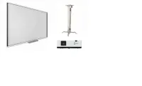 Комплект: интерактивная доска smart sbm777v с проектором exl101 и креплением dsm-2l