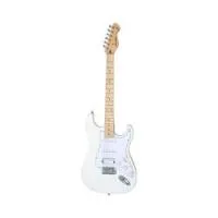 Mooer msc11 pro polar white  электрогитара с чехлом, форма стратокастер, hss, цвет белый