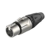 ROXTONE RX3F-NS Разъем cannon кабельный 1шт., мама 3-х контактный, цвет: серебро, каждый разьем в блистере,