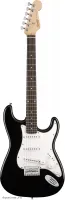 FENDER MM STRATOCASTER HARD TAIL BLACK - Электрогитара