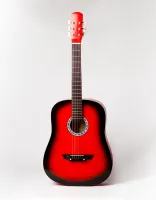 ACD-41A-85-R Акустическая гитара, красная, АККОРД