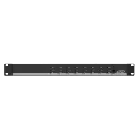 AUDAC CEP803 Компактный универсальный 8-ми канальный усилитель мощности класса D. Мощность (@100В): 8 x 30 Вт. Мощность (@4 Ом): 8 x 30 Вт.