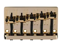 BB010-GD Бридж для 5-струнной бас-гитары, золото, Paxphil