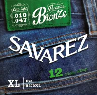 Комплект струн для 12-струнной гитары Savarez A230XL