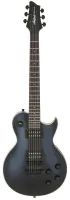 ARIA PE-390 BK - электрогитара, 22 лада, корпус липа, гриф красное дерево, вклеенный, накладка техвуд, звукосниматели HH AMH-1, регулировки 2х громкость, 2х тон, 3х позиционный переключатель, цвет черный