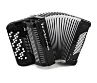 Romance603-III-72/60-BK Romance 603 Аккордеон кнопочный 60/72/III/5, черный, Weltmeister