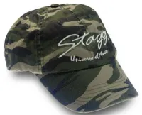STAGG CAP3-STAGG/GR- бейсболка из хлопка с логотипом STAGG