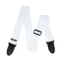 D07-01WH Poly Ремень для гитары, полиэстер, белый, Dunlop