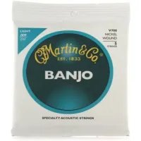 MARTIN V700 VEGA BANJO НАБОР 5 СТРУН для Банжо, Никель, сталь 009-020, опт 10 наб