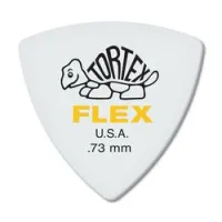 Dunlop 456p073 tortex flex triangle 6pack  медиаторы, толщина 0.73 мм, 6 шт.