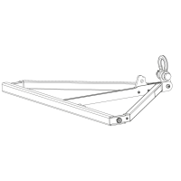RCF FL-B CMP 001 Нижняя рама GTX 12 для подвеса Compression