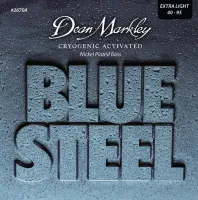 DM2670A Blue Steel NPS Комплект струн для бас-гитары, никелированные, 40-90, Dean Markley