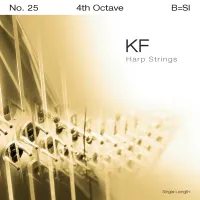 Harp B4 string Bow Brand KF - Concert harp B 4 octave composite synthetic string