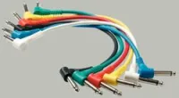 Rockcable rcl30031 d5  кабель 30 см. джек-джек, угловой. комплект 6 шт.