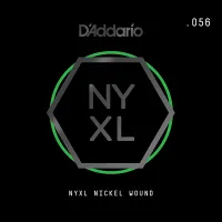 NYNW056 NYXL Отдельная струна для электрогитары, никелированная, 056, D'Addario