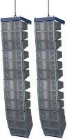 HK AUDIO COSMO C10 - 2x12 Set 24x C10, 16x CS218 Sub, 3x C-Drive 8 LG 12K44, 2x CRF 80, 2x CRF-PB,16x LS 0,5, 2x LSM mid/high, 6x LSM 20, 4x LSM sub, 6x COSMO Wheel board set, 8x CS218 Wheel board set