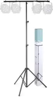 STAGG LIS-0822BK - Т-образная стойка для световых приборов, высота 110-250 см, длина перекладины 90.5 см. Материал сталь