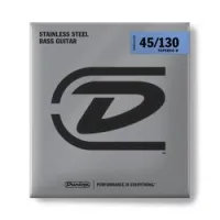 Dunlop dbsbs45130t super bright steel  струны для 5 стр. бас-гитары, tapered, 45-130