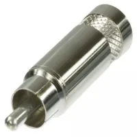Seetronic ST352 кабельный разъем RCA, никелированный, для кабеля 3.5-6.5мм