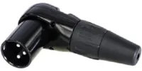 Rean RC3MR-BAG кабельный разъем XLR male, угловой, 3 контакта