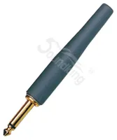 CC415 Разъем на кабель 1/4” Male (6,35мм), моно, серый, Soundking